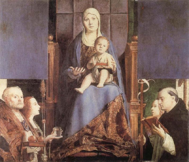 Antonello da Messina Sacra Conversazione Spain oil painting art